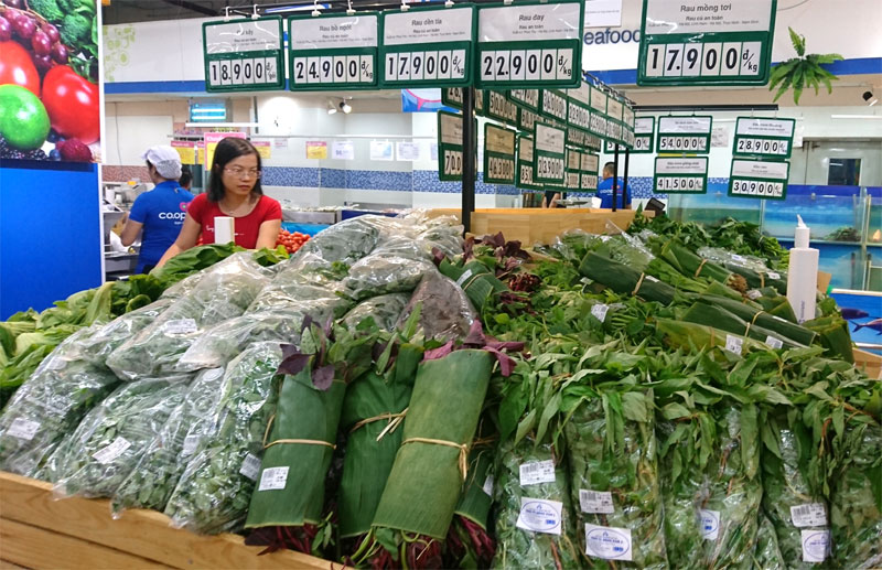 HTX Lĩnh Nam không chỉ đa dạng chủng loại rau, củ mà còn đảm bảo chất lượng an toàn thực phẩm, nguồn cung ổn định cho siêu thị. HTX Lĩnh Nam không chỉ đa dạng chủng loại rau, củ mà còn đảm bảo chất lượng an toàn thực phẩm, nguồn cung ổn định cho siêu thị.