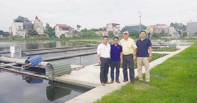 Khu nuôi cá có sự kết hợp “3 trong 1”, chọn lọc những ưu điểm từ mô hình “sông trong ao” của Mỹ. Khu nuôi cá có sự kết hợp “3 trong 1”, chọn lọc những ưu điểm từ mô hình “sông trong ao” của Mỹ.