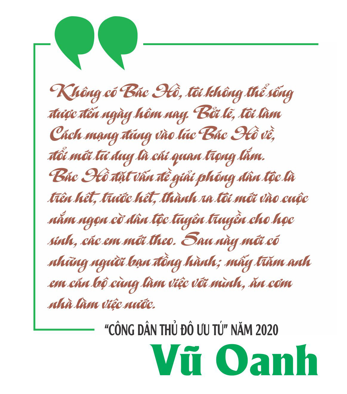 &quot;Công dân Thủ đô ưu tú&quot; 2020 - Vũ Oanh: Chứng nhân một thời oanh liệt của Hà Nội - Ảnh 15.