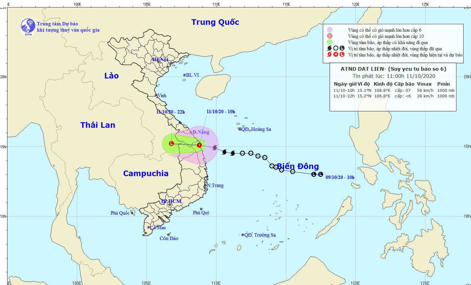 Bão số 6 suy yếu thành áp thấp nhiệt đới, Thừa Thiên - Huế, Quảng Nam chưa hết lụt lại phải hứng mưa lớn - Ảnh 1.