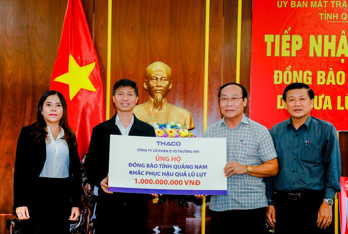 THACO ủng hộ đồng bào bị lũ lụt 3 tỷ đồng - Ảnh 2.