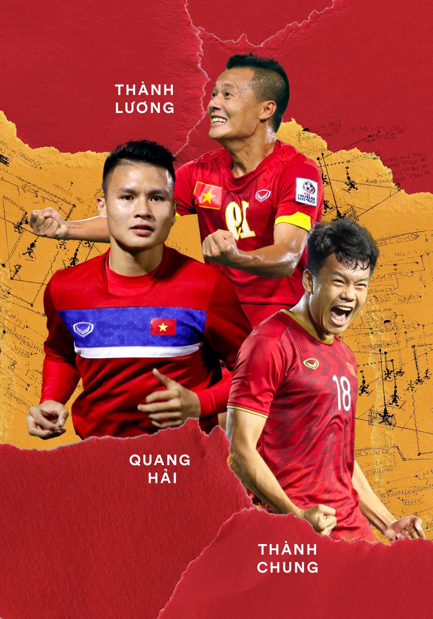 Thành Lương, Thành Chung và Quang Hải tham dự trận bóng gây quỹ ủng hộ đồng bào miền Trung của Jack - Ảnh 1.