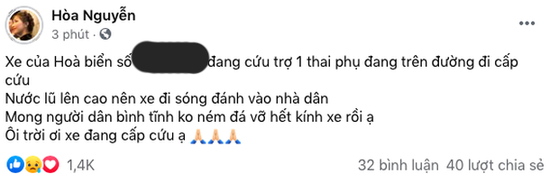 Xe cứu trợ của Hòa Minzy bị người dân ném vỡ kính, nữ ca sĩ đích thân lên tiếng - Ảnh 2.