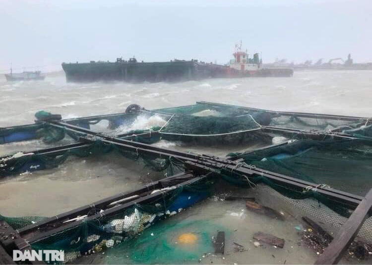 Đảo Lý Sơn tan hoang nhà cửa, tàu thuyền sau khi bão số 9 quét qua - Ảnh 2.