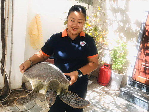 Bình Thuận: &quot;Nàng Lưu Yến Phi&quot; ở đảo Hòn Cau nín thở hồi hộp rồi vỡ òa hạnh phúc khi thấy điều này - Ảnh 2.