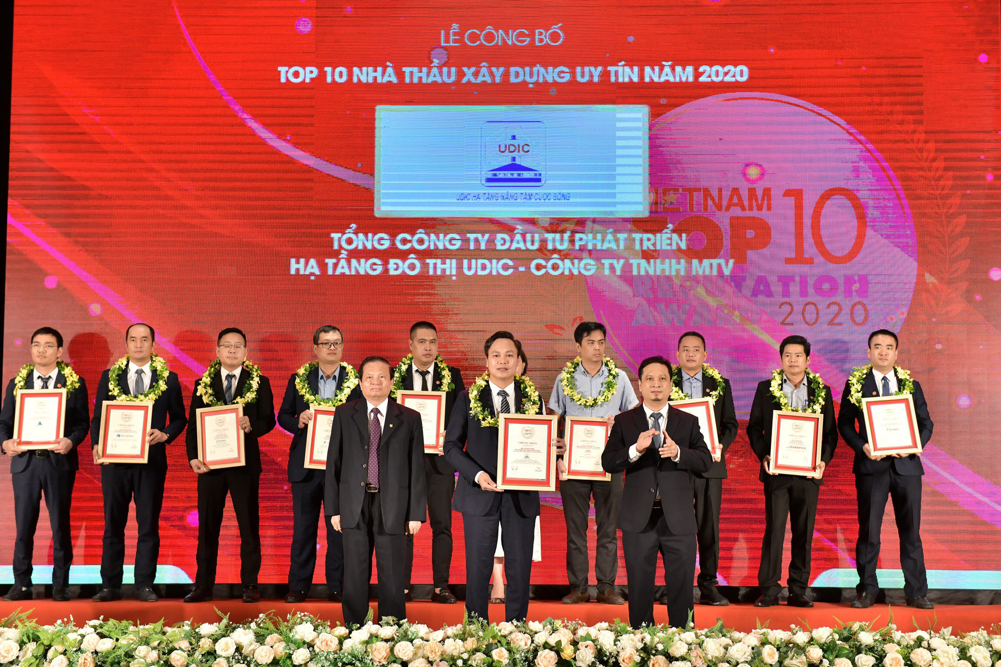 Tổng Công ty UDIC trong Top 10 nhà thầu uy tín 2020 - Ảnh 1.