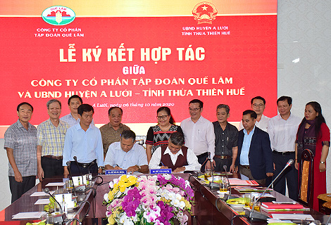 Quế Lâm hợp tác sản xuất, tiêu thụ nông nông sản hữu cơ với huyện miền núi tại TT-Huế - Ảnh 1. Quế Lâm hợp tác sản xuất, tiêu thụ nông nông sản hữu cơ với huyện miền núi tại TT-Huế - Ảnh 1.