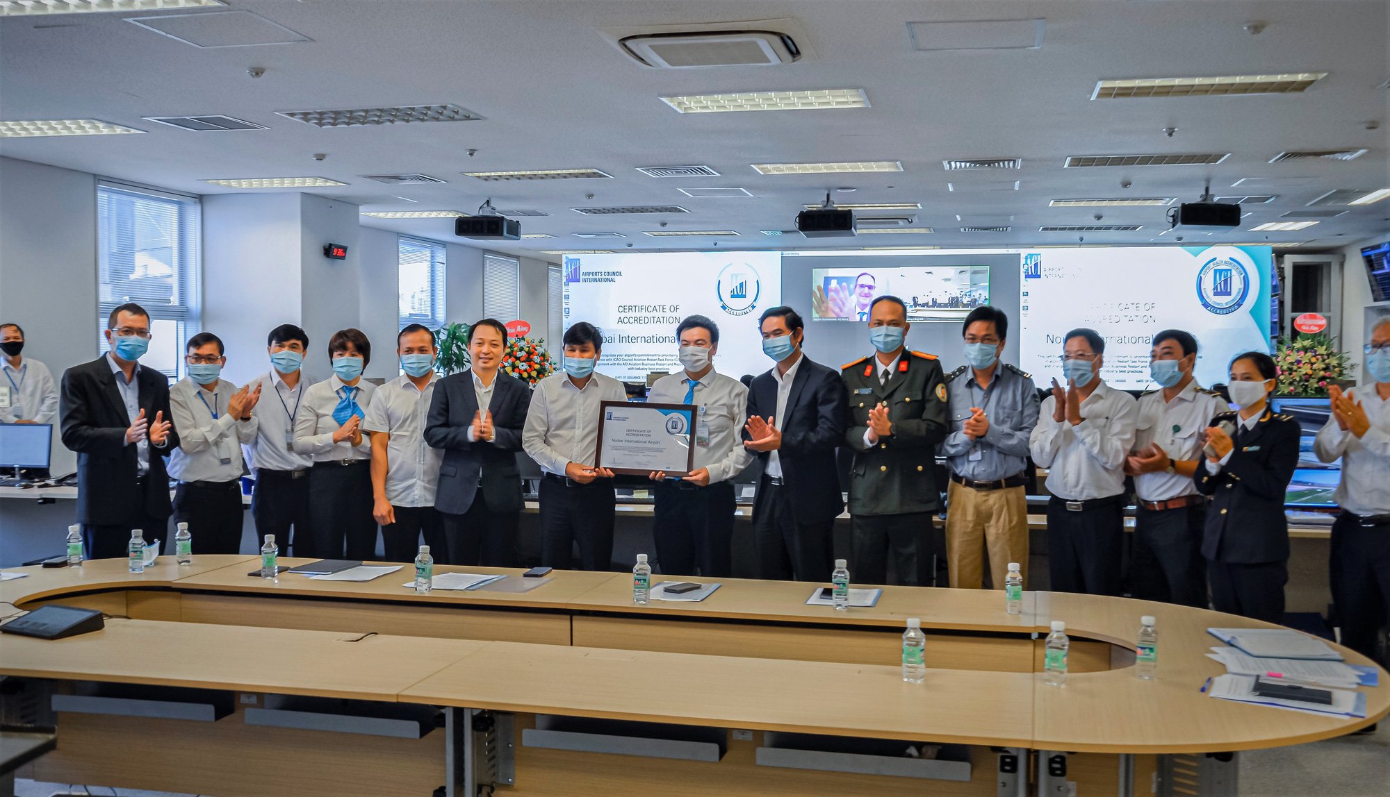 Cảng HKQT Nội Bài được ACI cấp chứng nhận Airport Health Accreditation (AHA) - Ảnh 6.