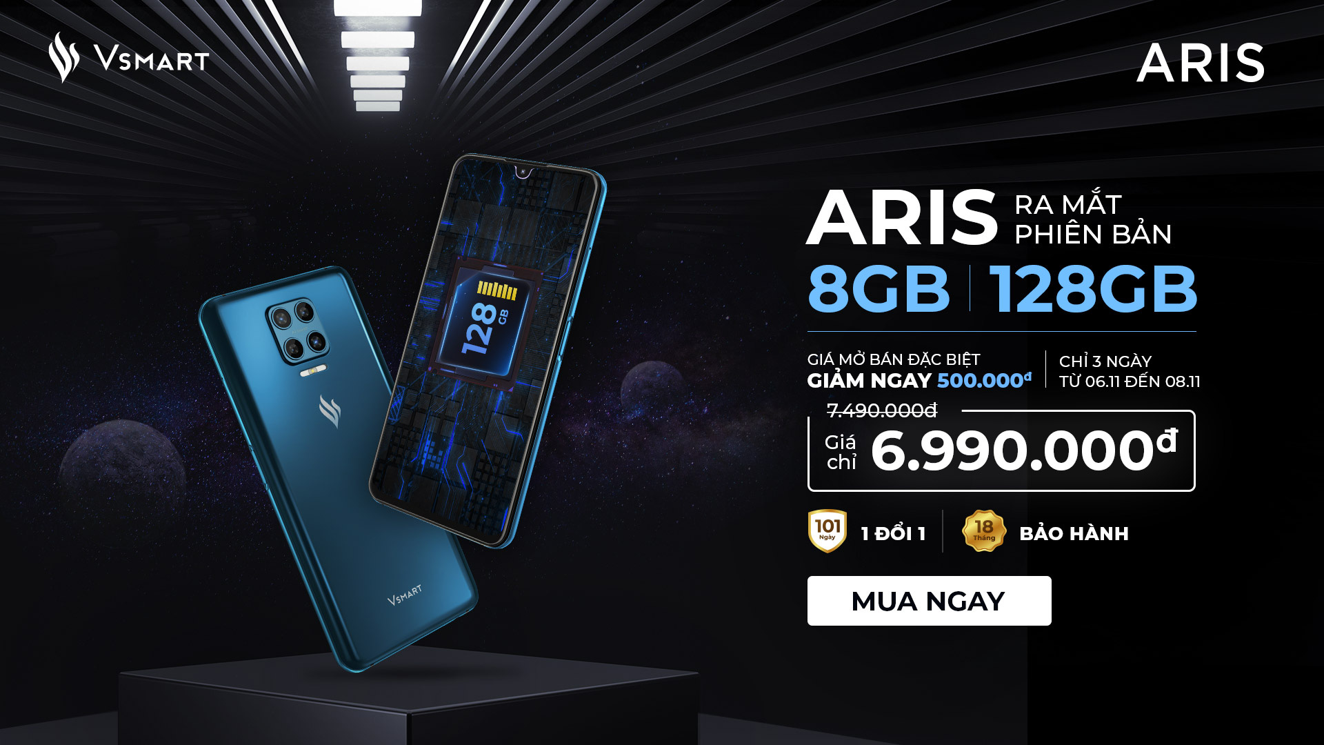 Ra mắt Vsmart Aris phiên bản nâng cấp cấu hình với giá không đổi - Ảnh 1.
