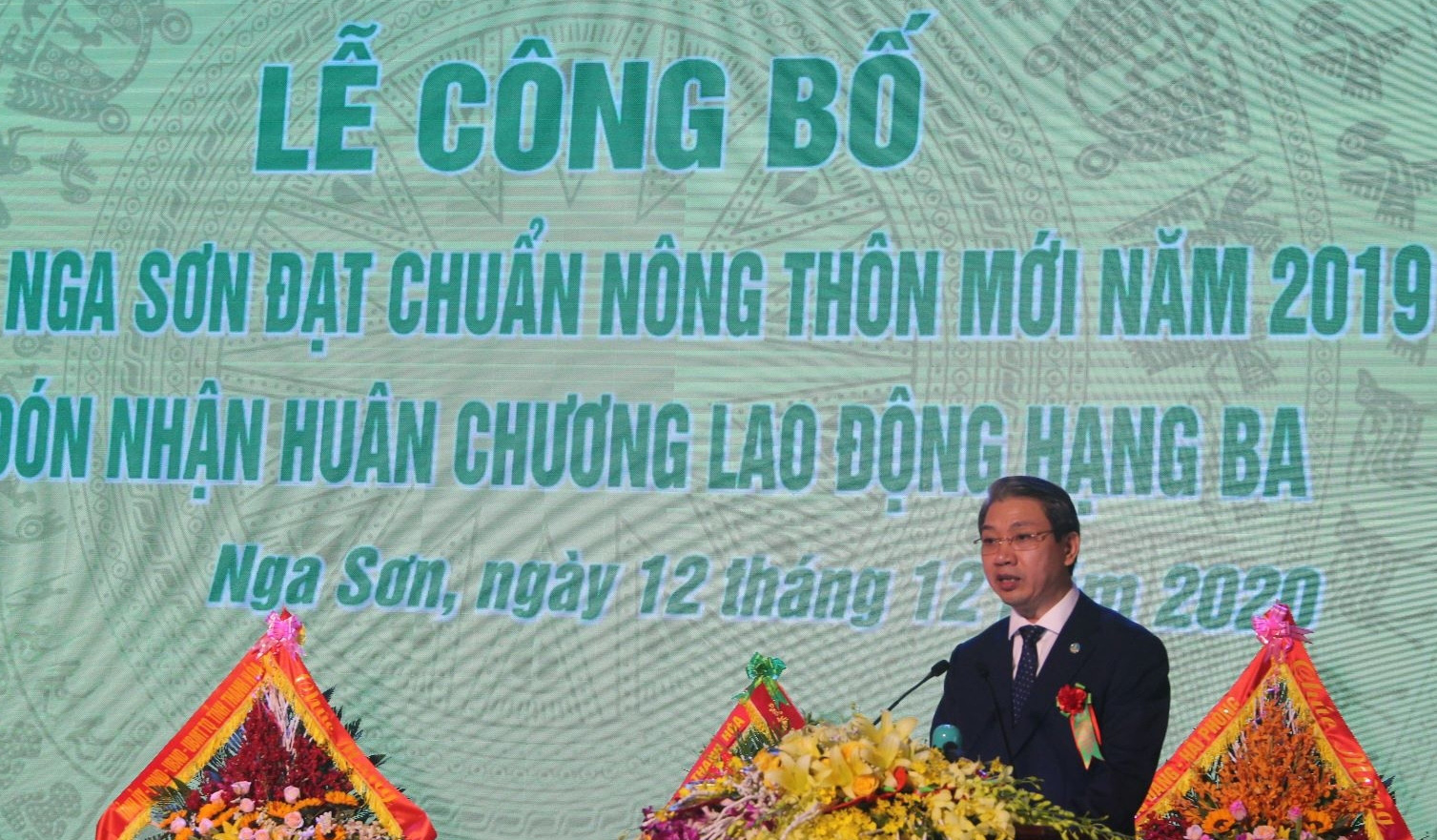 Thanh Hóa: Nga Sơn công bố huyện đạt chuẩn NTM và đón nhận Huân chương Lao động hạng ba - Ảnh 3. Thanh Hóa: Nga Sơn công bố huyện đạt chuẩn NTM và đón nhận Huân chương Lao động hạng ba - Ảnh 3.