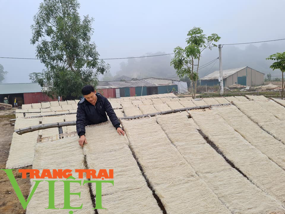 Miến dong mộc Lộc Biên, sản phẩm sạch Điện Biên - Ảnh 1.