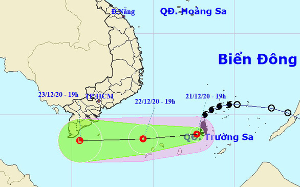 TP.HCM chuyển lạnh, có thể mưa lớn chiều 22/12 - Ảnh 1.