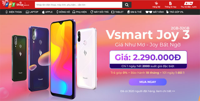 Vsmart Joy 3 xô đổ kỉ lục bán hàng phân khúc dưới 3 triệu đồng - Ảnh 3. Vsmart Joy 3 xô đổ kỉ lục bán hàng phân khúc dưới 3 triệu đồng - Ảnh 3.