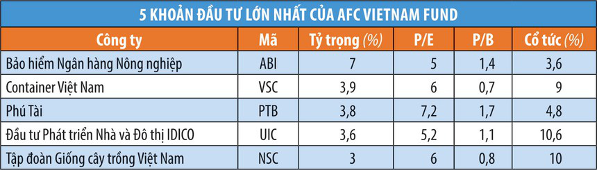 Quỹ AFC lại “choáng” vì mức giá rẻ của cổ phiếu Việt Nam - Ảnh 1. Quỹ AFC lại “choáng” vì mức giá rẻ của cổ phiếu Việt Nam - Ảnh 1.