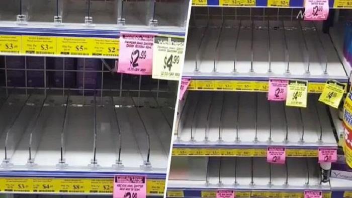 Hàng hóa siêu thị Vũ Hán trống trơn giữa 'tâm dịch' virus corona - Ảnh 9. Hàng hóa siêu thị Vũ Hán trống trơn giữa 'tâm dịch' virus corona - Ảnh 9.