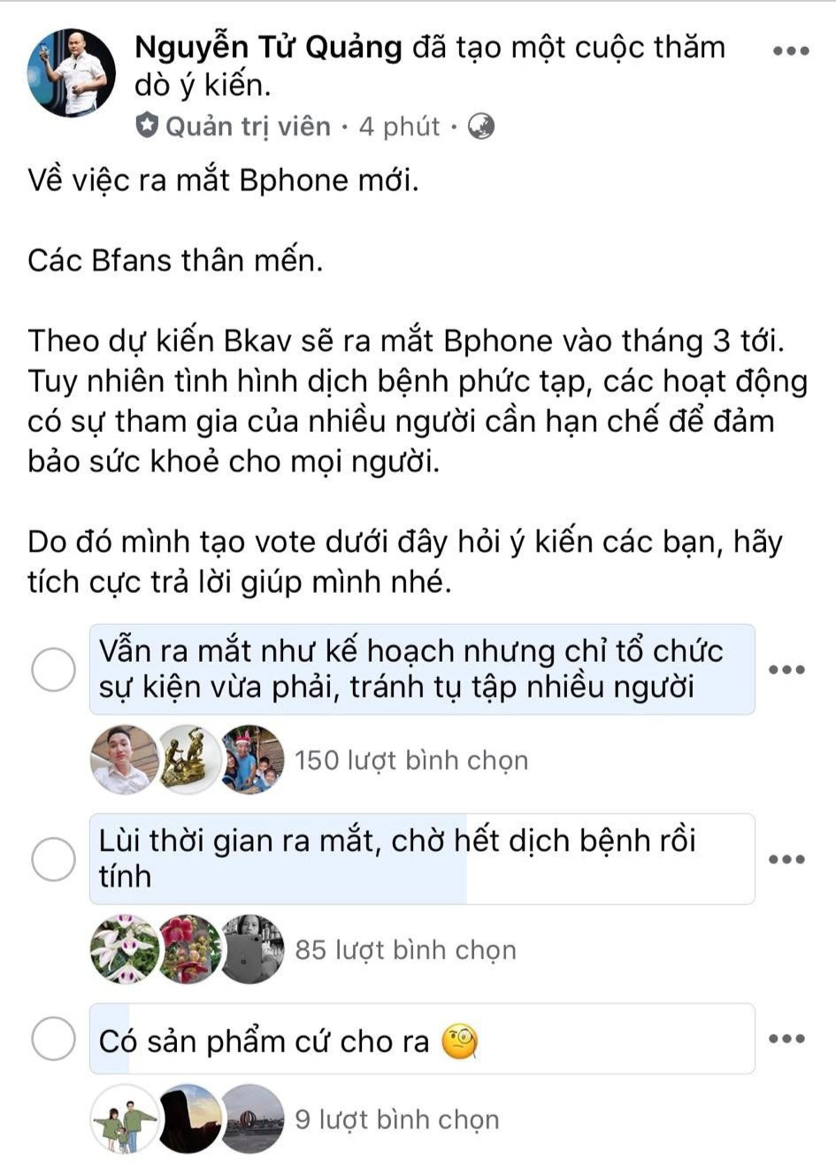 Bphone 4 có thể bị hoãn ra mắt do dịch virus Corona - Ảnh 1. Bphone 4 có thể bị hoãn ra mắt do dịch virus Corona - Ảnh 1.