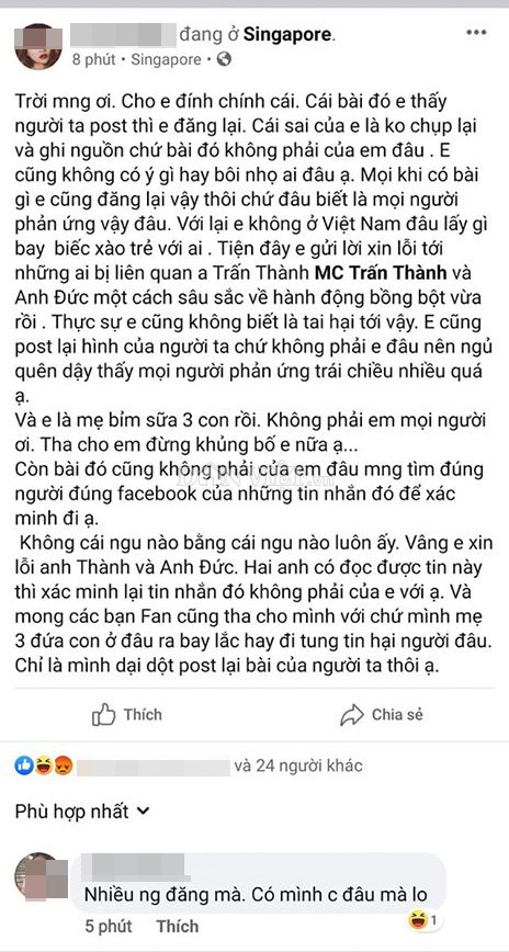 Trấn Thành nổi cáu vì bị kẻ xấu tung tin đồn, bôi nhọ danh dự - Ảnh 4.
