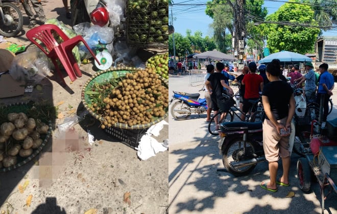 Mâu thuẫn do giành khách, một phụ nữ bán hoa quả bị đâm tử vong - Ảnh 2.
