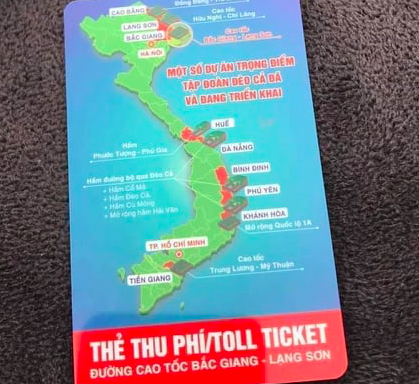 Đèo Cả in bản đồ Việt Nam trên thẻ thu phí không có QĐ Hoàng Sa – Trường Sa? - Ảnh 1.