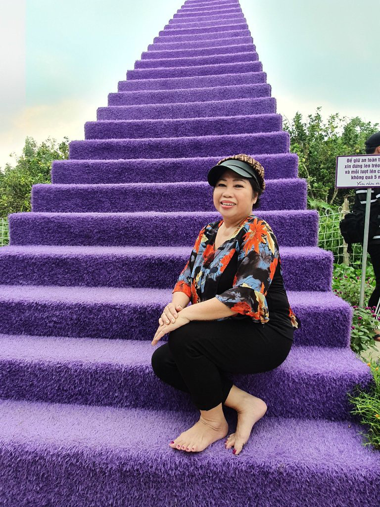 Căn nhà toàn màu tím, "tím lịm tìm sim" độc nhất miền Tây - Ảnh 10. Căn nhà toàn màu tím, "tím lịm tìm sim" độc nhất miền Tây - Ảnh 10.