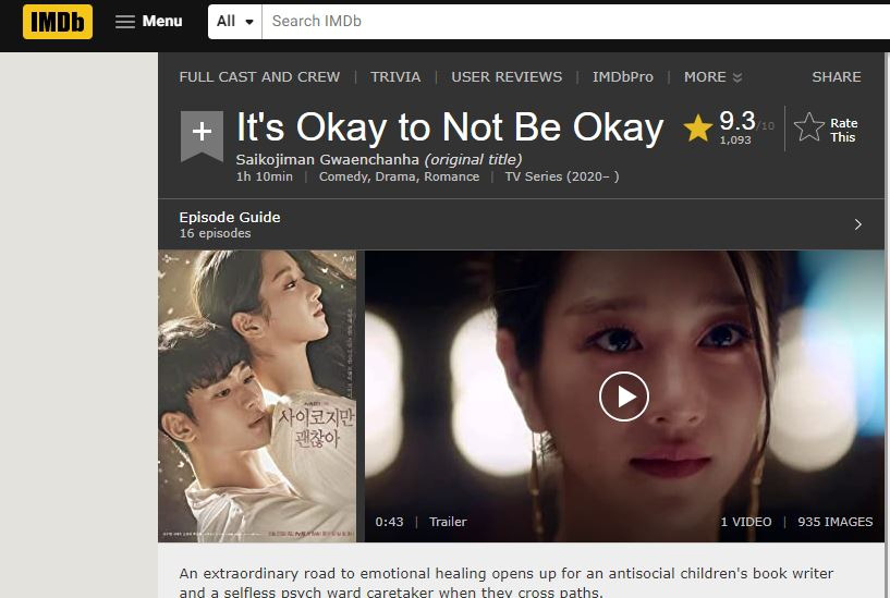 &quot;Điên thì có sao&quot; khiến khán giả nước ngoài phát cuồng được IMDb chấm 9.3/10  - Ảnh 2.