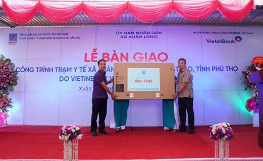 Góp phần chống dịch Covid-19, PVFCCo xây dựng Trạm y tế ở Phú Thọ - Ảnh 1.