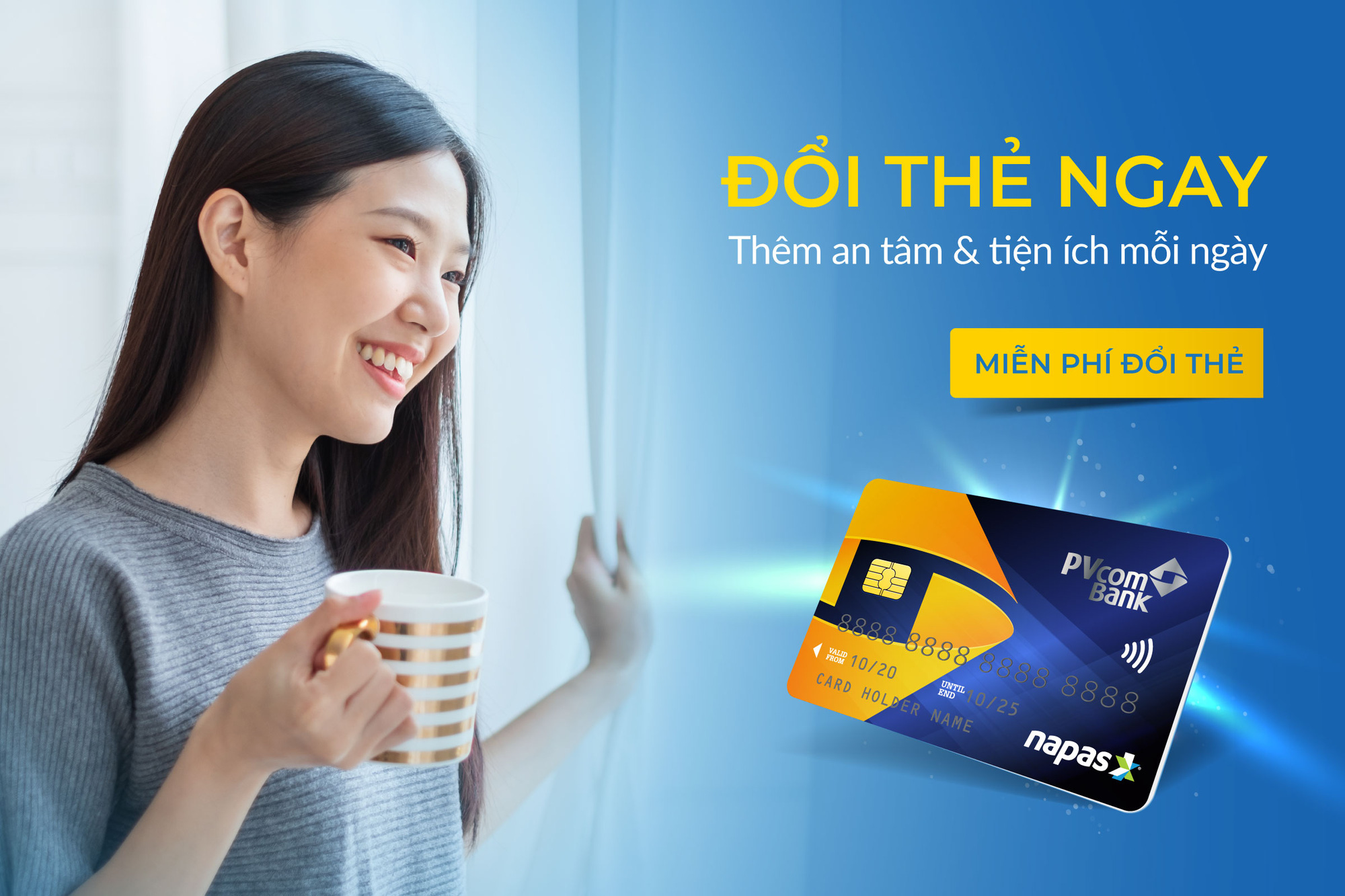 PVcomBank miễn phí đổi thẻ Chip nội địa trên toàn hệ thống - Ảnh 1.