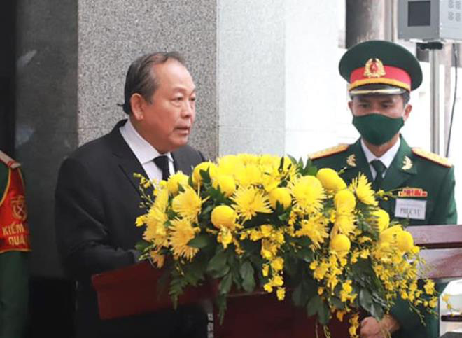 Trực tiếp: Quốc tang nguyên Tổng bí thư Lê Khả Phiêu - Ảnh 3.