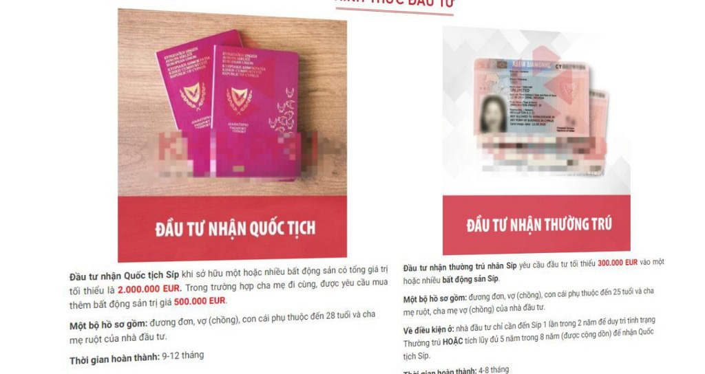 Chào mời mua quốc tịch Cyprus tại Việt Nam - Ảnh 1. Chào mời mua quốc tịch Cyprus tại Việt Nam - Ảnh 1.