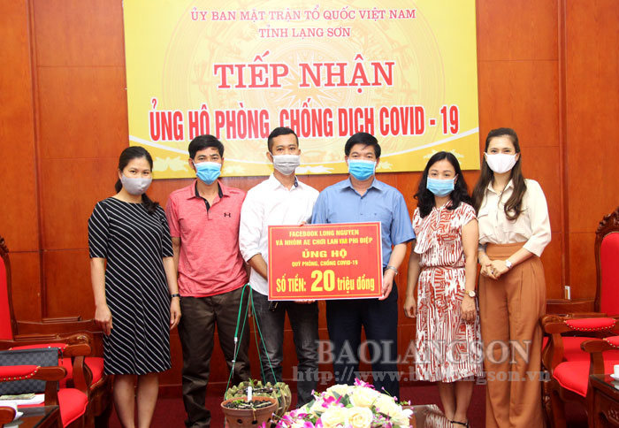 Lạng Sơn: Gần 15 tỷ ủng hộ công tác phòng, chống dịch Covid-19 - Ảnh 2. Lạng Sơn: Gần 15 tỷ ủng hộ công tác phòng, chống dịch Covid-19 - Ảnh 2.
