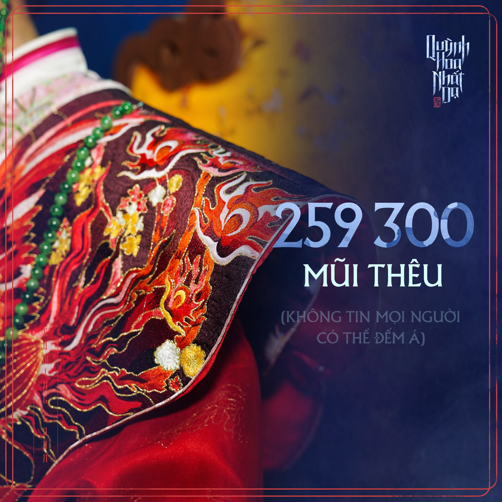 Mất 1000 giờ cho trang phục hoàng hậu Dương Vân Nga, &quot;Quỳnh Hoa nhất dạ&quot; đang vấp phải nhiều dấu hỏi - Ảnh 5.