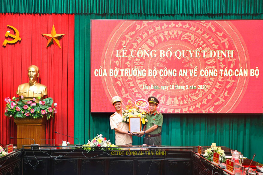 Phó Giám đốc Công an tỉnh Thái Bình vừa được bổ nhiệm là ai? - Ảnh 1.