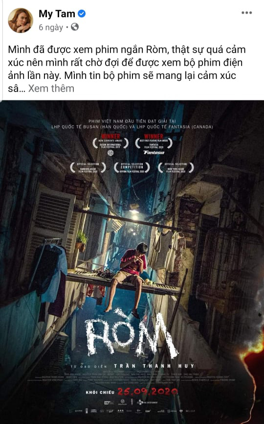 &quot;Ròm&quot; khiến Trấn Thành kính nể, Mỹ Tâm xem vì lý do đặc biệt, khán giả đánh giá là phim bom tấn hay nhất 2020 - Ảnh 4.