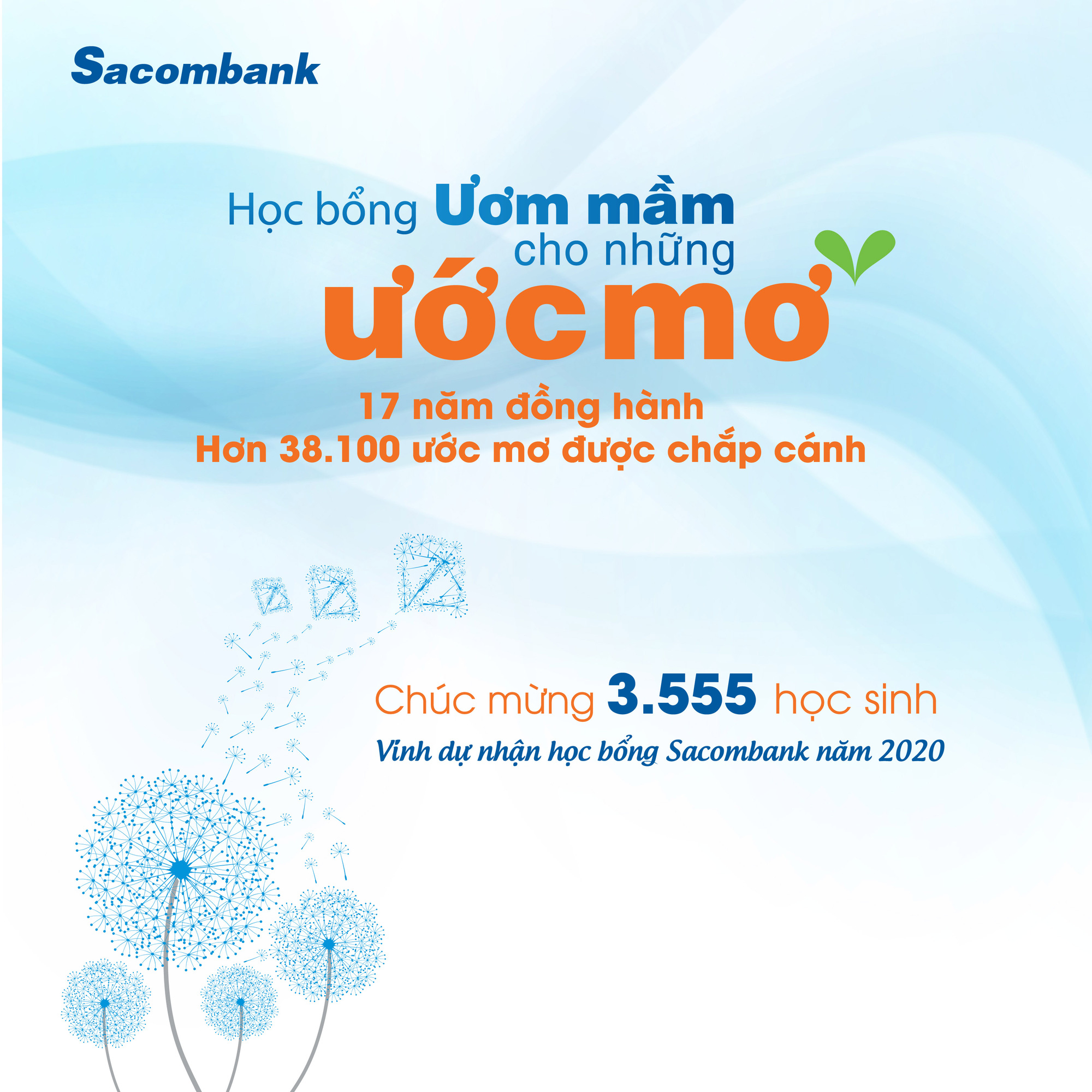 Sacombank: Năm học 2020-2021 trao hơn 3,5 tỷ đồng học bổng - Ảnh 1.