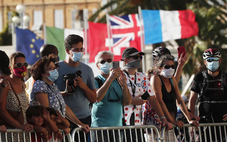 Hình ảnh đẹp về giải đua vòng quanh nước Pháp - Tour de France giữa dịch Covid-19 - Ảnh 12.