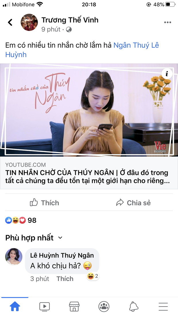 Trương Thế Vinh lần đầu &quot;ghen tuông&quot; trước Thúy Ngân - Ảnh 1.