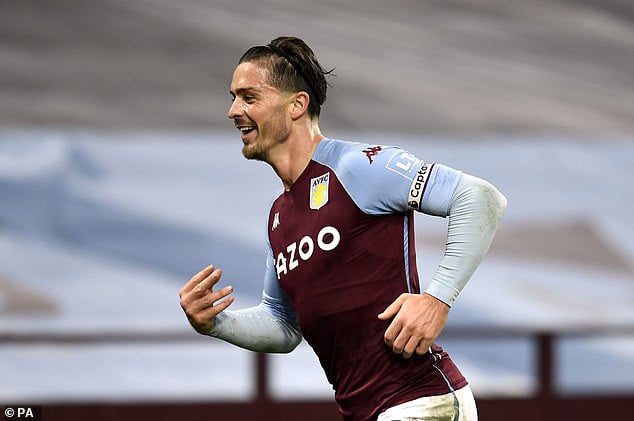 Jack Grealish đang thăng hoa cùng Aston Villa.