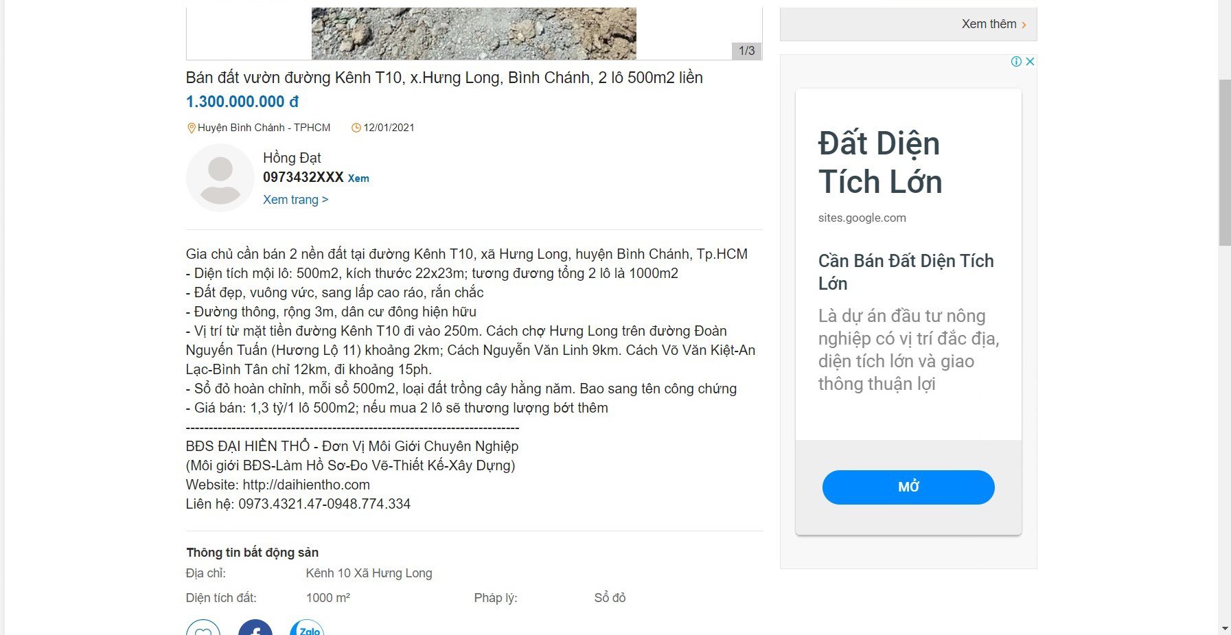 Giá đất nông nghiệp vùng ven TP.HCM liên tục tăng nóng - Ảnh 1.