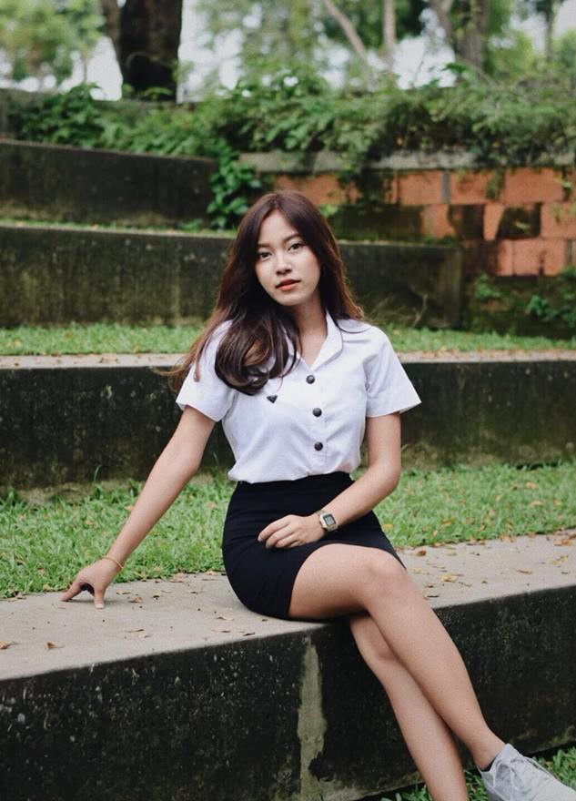Nhung bong hong xinh dep cua lang bao the thao Thai Lan anh 2