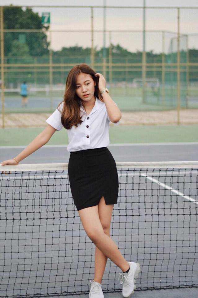 Nhung bong hong xinh dep cua lang bao the thao Thai Lan anh 3