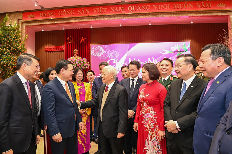 Tổng Bí thư, Chủ tịch nước: &quot;Hà Nội tuyệt đối không được chủ quan, thỏa mãn mà phải tiếp tục cố gắng&quot; - Ảnh 1.