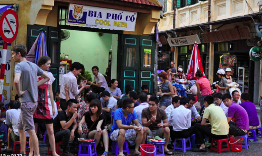 nghề bán trà đá vỉa hè