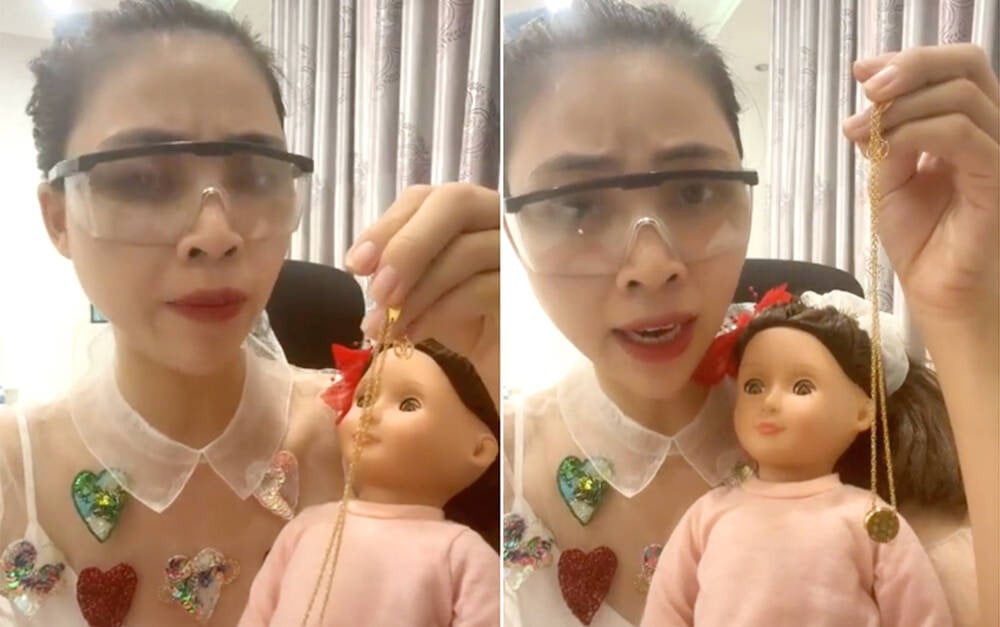 Phụ huynh bức xúc, đòi tẩy chay kênh Youtube sau clip Thơ Nguyễn ôm búp bê xin vía học giỏi: Tiêm nhiễm cho các con những nội dung lệch lạc - Ảnh 1.