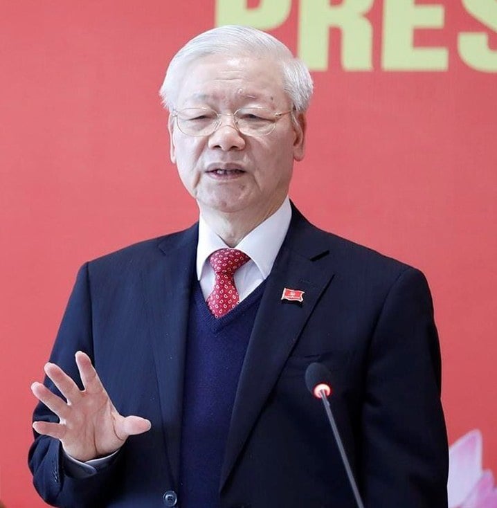Giới thiệu Tổng Bí thư Nguyễn Phú Trọng và Thường trực Ban Bí thư Võ Văn Thưởng ứng cử Đại biểu Quốc hội - Ảnh 1.