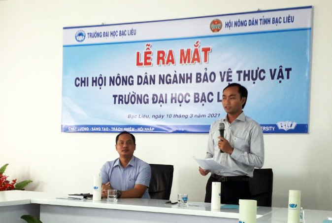Bạc Liêu: Thành lập chi hội nông dân đầu tiên trong trường đại học - Ảnh 2.