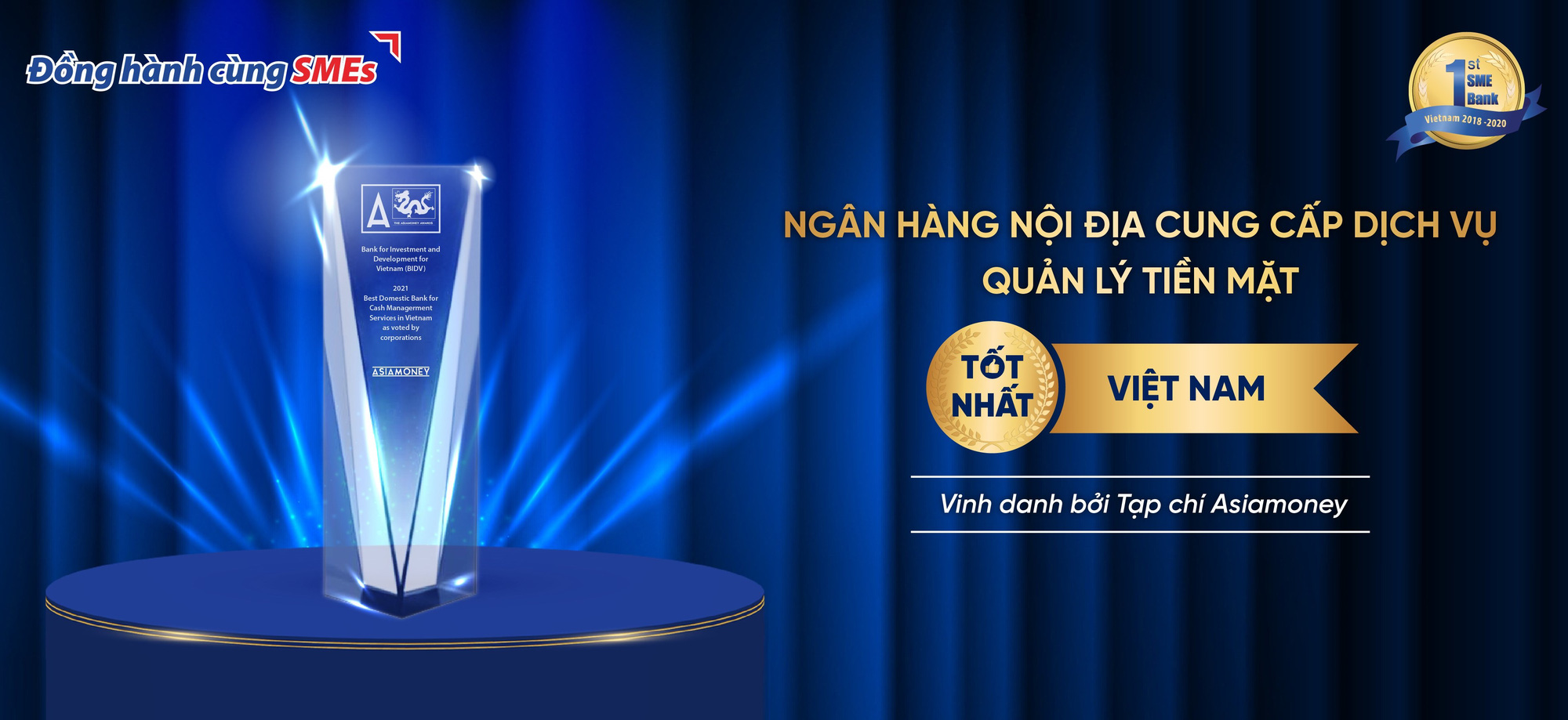  BIDV nhận giải thưởng &quot;Dịch vụ quản lý tiền mặt tốt nhất&quot; - Ảnh 1.