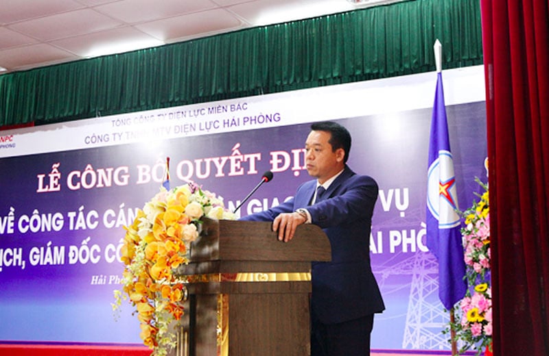 Bổ nhiệm Chủ tịch kiêm Giám đốc Công ty Điện lực Hải Phòng - Ảnh 2. Bổ nhiệm Chủ tịch kiêm Giám đốc Công ty Điện lực Hải Phòng - Ảnh 2.