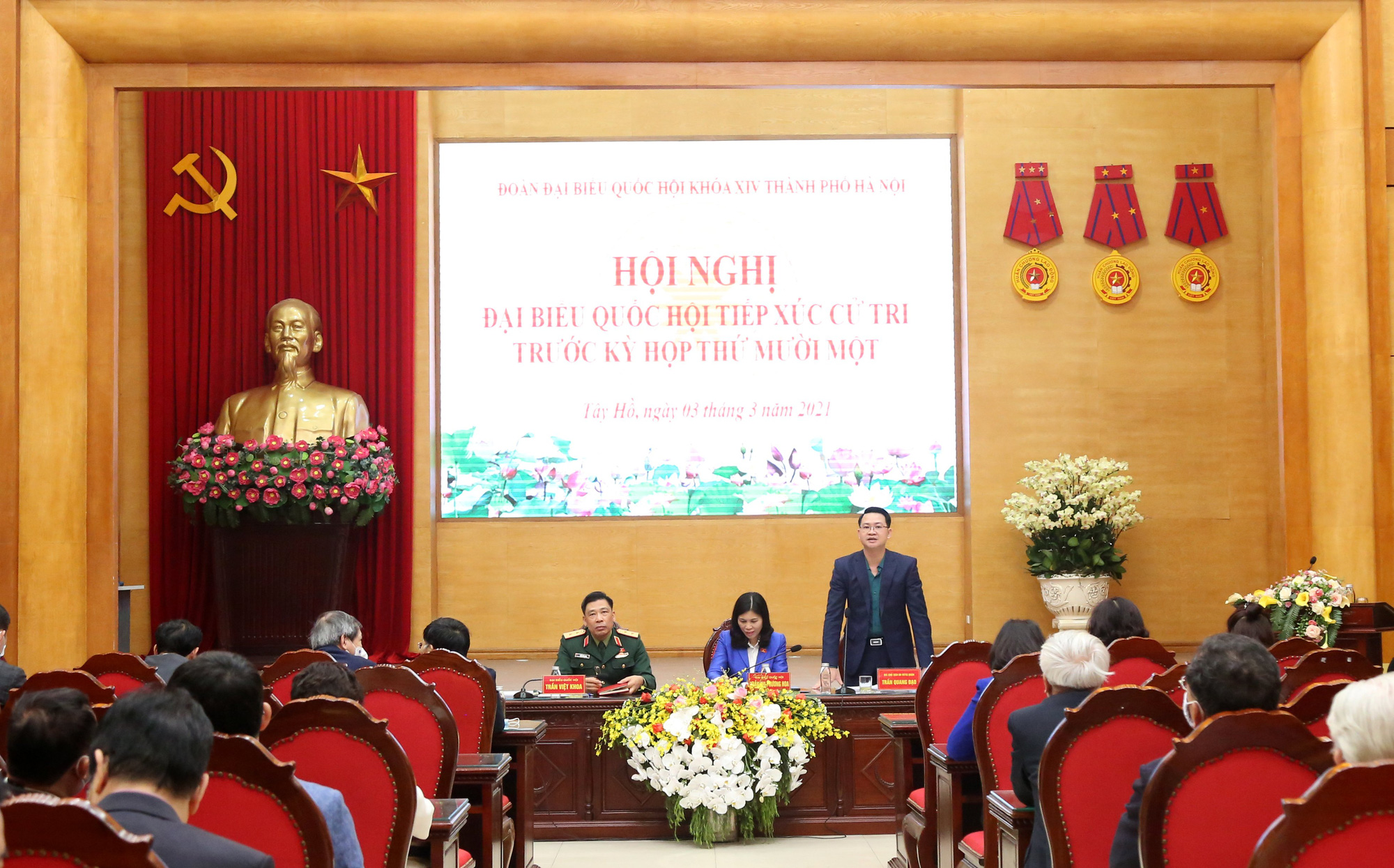 Cử tri mong Tổng Bí thư, Chủ tịch nước Nguyễn Phú Trọng có nhiều sức khỏe để cống hiến - Ảnh 1.