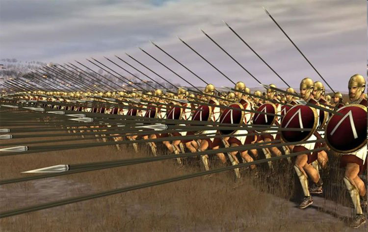 Sức mạnh kinh hồn của chiến thuật Phalanx trong chiến tranh - Ảnh 1.