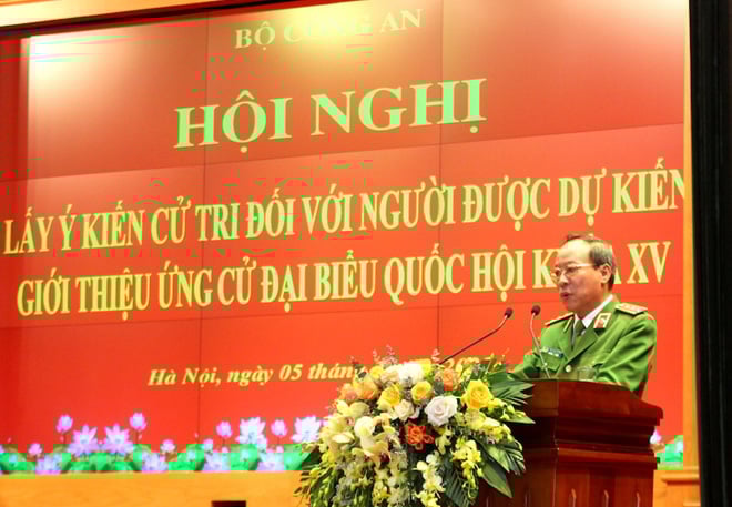 Bộ Công an giới thiệu những ai ứng cử đại biểu Quốc hội khóa XV? - Ảnh 1.